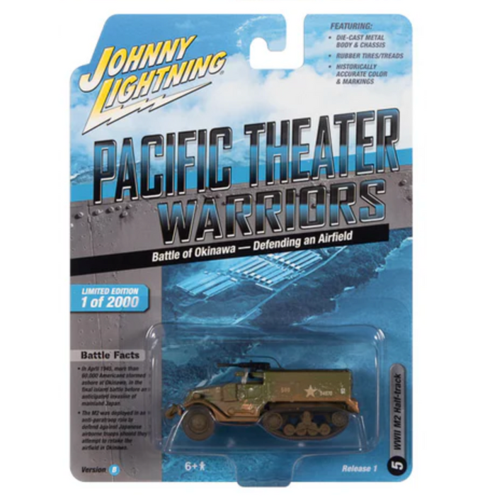 Johnny Lightning JLML007 Pacific Theater Warriors Version B M2 Half-Track