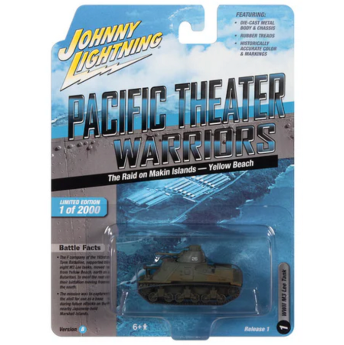 Johnny Lightning JLML007 Pacific Theater Warriors Version B M3 Lee Tank