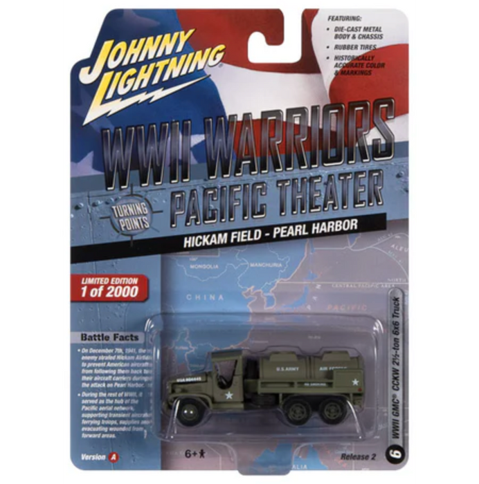 Johnny Lightning JLML008 WWII Warriors European Theater Version A GMC CCKW 2 1/2 Ton 6x6 Truck