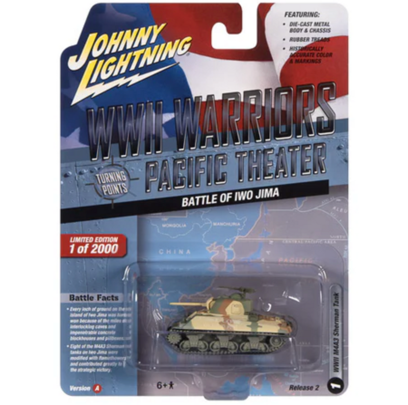 Johnny Lightning JLML008 WWII Warriors European Theater Version A M4A3 Sherman Tank