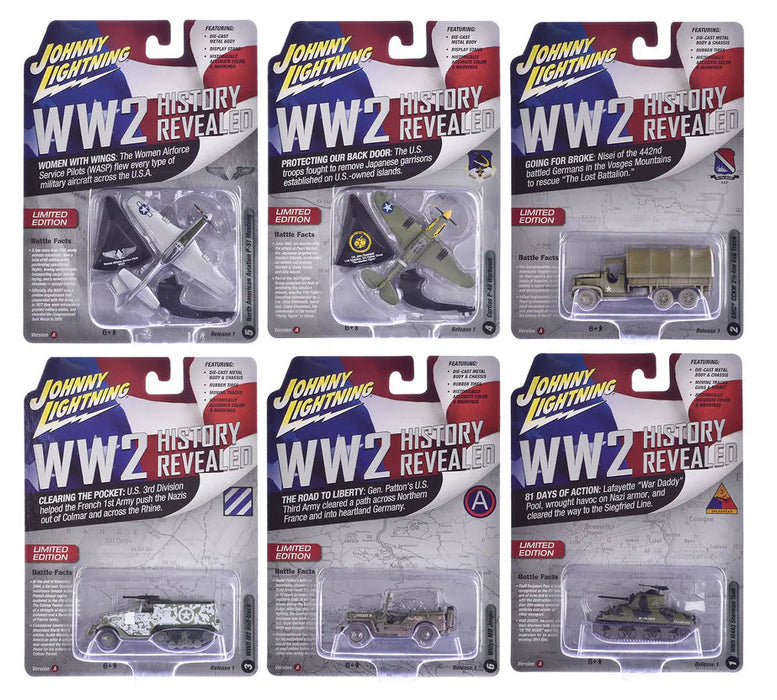 Johnny Lightning JLML010A Military Version A Sealed 6 Pack