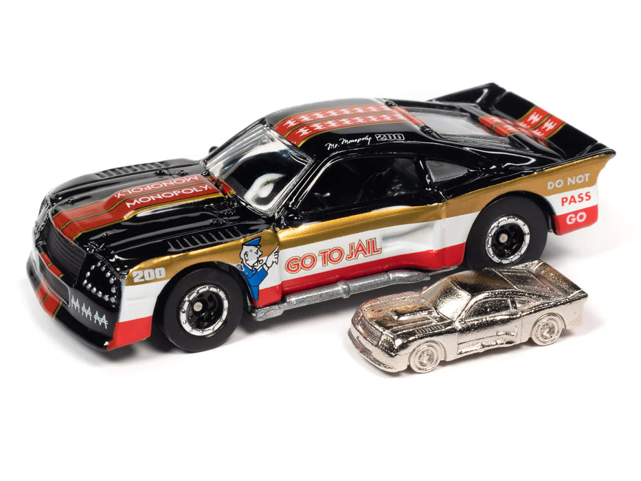 Johnny Lightning JLPC005 Pop Culture Release 3 Monopoly 1975 Ford Mustang Cobra II Racer