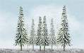 JTT 92008 Snow Spruce Trees 4" to 6" Scenic O Scale (12 Pack)