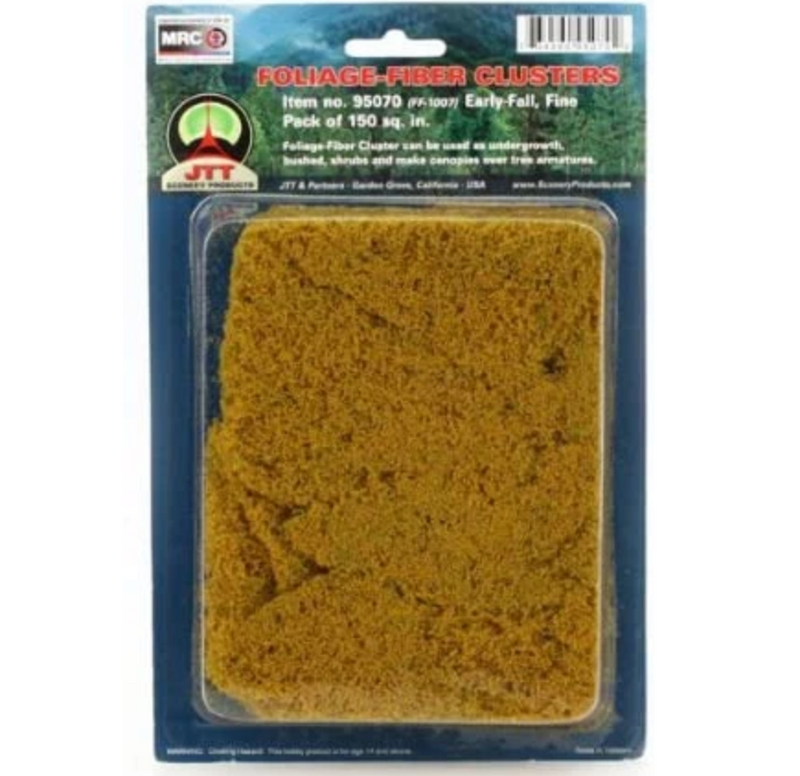 JTT 95070 Fiber Cluster Early Fall, Fine, Pack of 150 sq in
