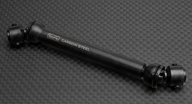 JunFac 90033 Scale Hardened Universal Steel Driveshaft 107-142mm with 5mm Hole