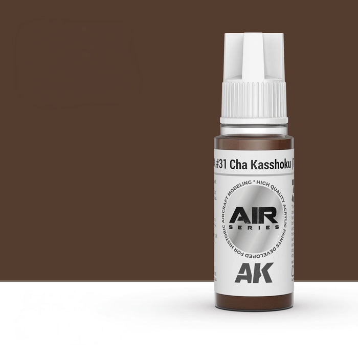 AK Interactive AK11906 IJA #31 Cha Kasshoku Tea Color 3Gen Acrylic Paint 17ml Bottle (Air Series)