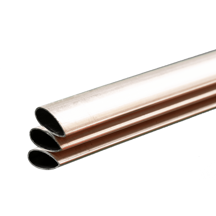 K&S Engineering 1104 5/8"x36" Streamline Aluminum Tube 3 Pack