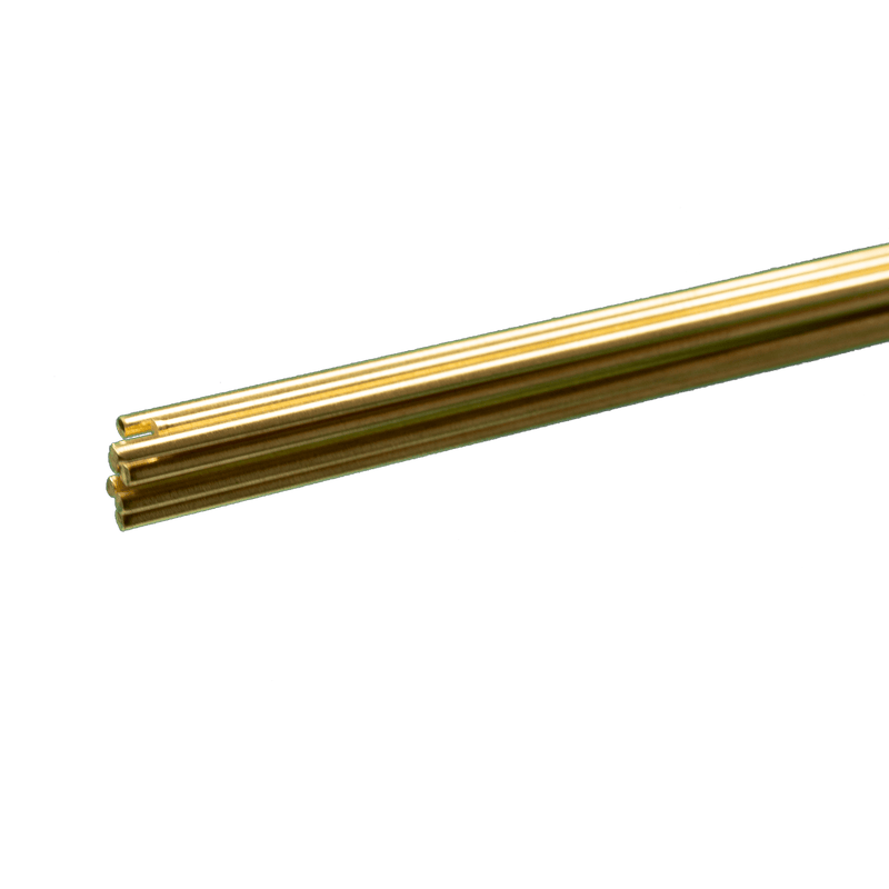 K&S Engineering 1160 1/16" Solid Brass Rod 36" 5 Pack