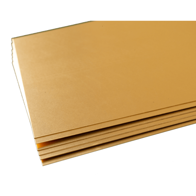 K&S Engineering 252 .015"x4"x10" Brass Sheet Metal 6 Pack