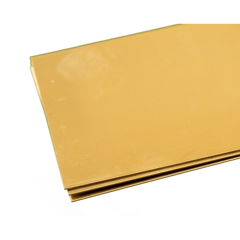 K&S Engineering 253 .032"x4"x10" Brass Sheet Metal 6 Pack