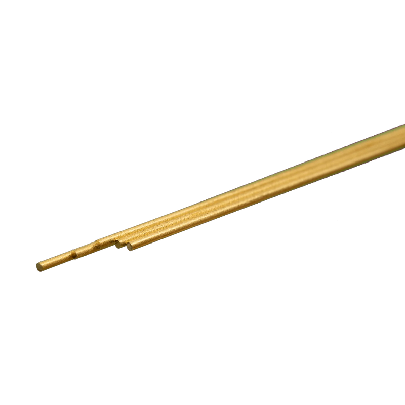 K&S Engineering 9861 Round Brass Rod 1mm 5 Pack