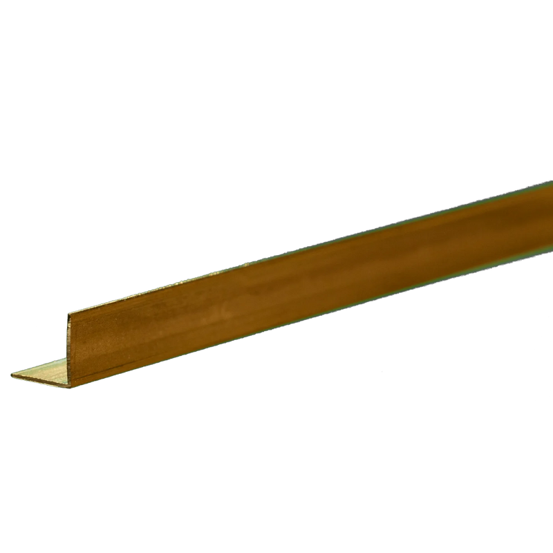K&S Engineering 9882 .014" Wall 1/4" Leg Lengths Brass Angle