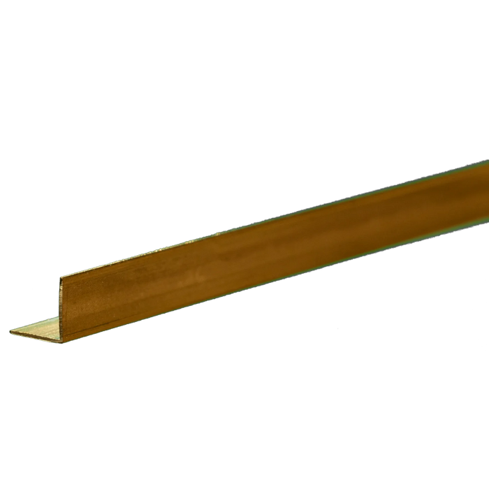 K&S Engineering 9882 .014" Wall 1/4" Leg Lengths Brass Angle