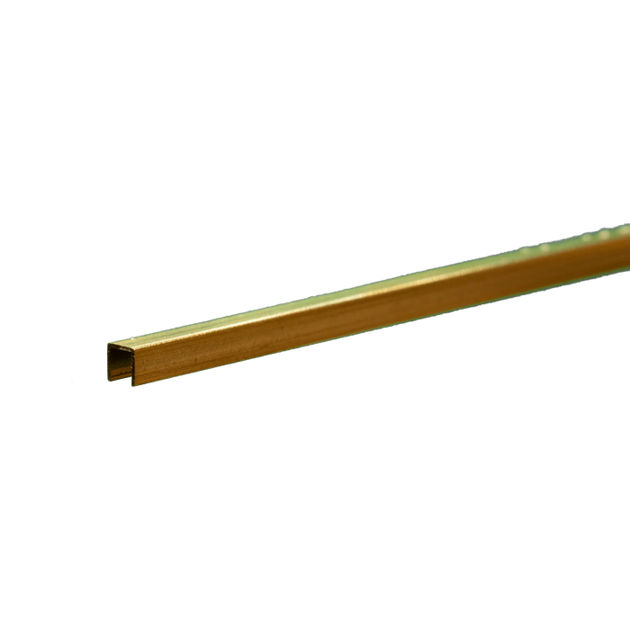 K&S Engineering 9885 .014" Wall 1/8"x1/8" Leg Lengths Brass Angle