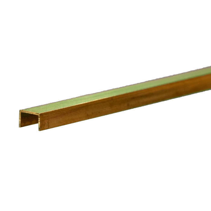 K&S Engineering 9886 .014" Wall 3/16"x1/8" Leg Lengths Brass Angle