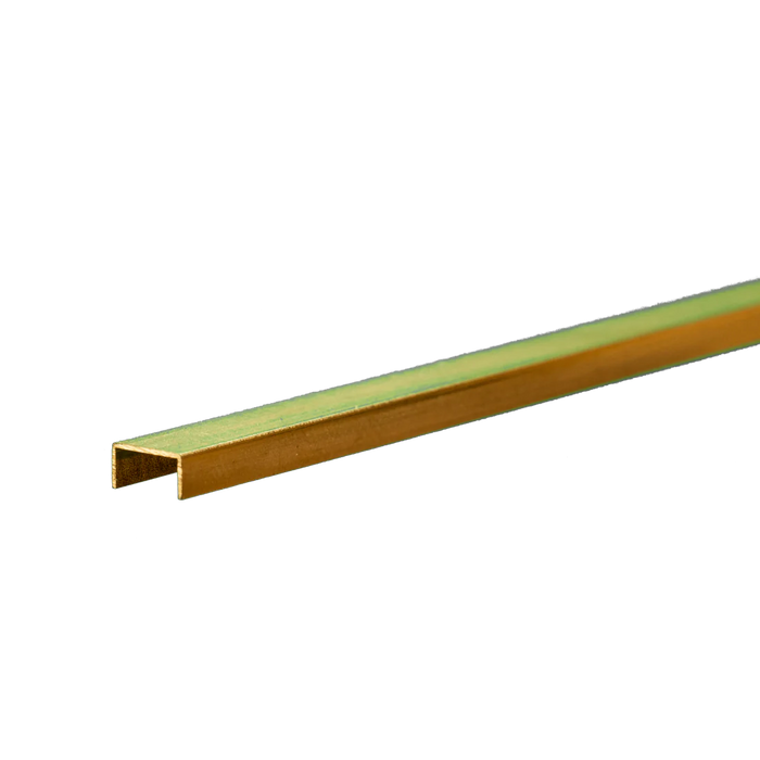 K&S Engineering 9887 .014" Wall 1/4"x1/8" Leg Lengths Brass Angle
