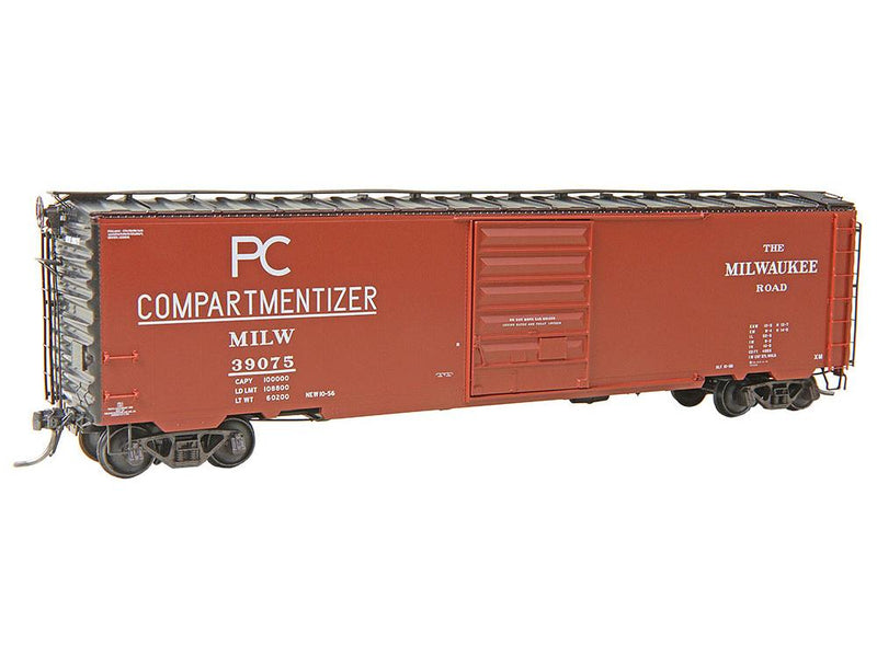 Kadee 6418 HO Scale 50' PS-1 Boxcar Milwaukee Road "Compartmentizer" MILW 39075
