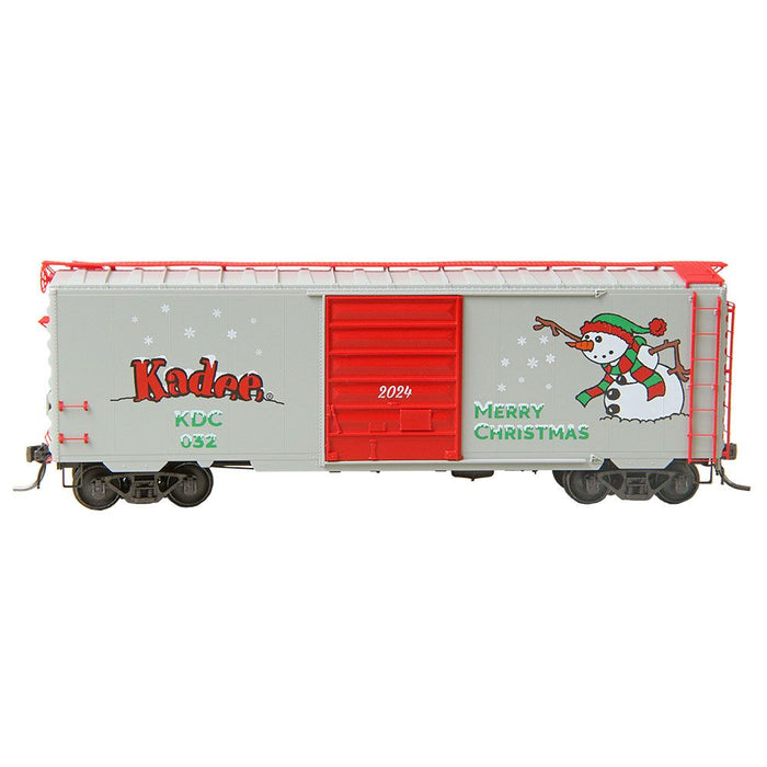 Kadee 6932 HO Scale 40' PS-1 Boxcar 2024 Merry Christmas KDC 032