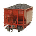 Kadee 7528 HO Scale 50 Ton AAR Standard 2 Bay Open Hoppers MILW 96438 with Coal