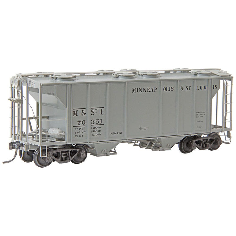 Kadee 8343 HO Scale PS-2 Covered Hopper Minneapolis & St Louis M&StL 70351