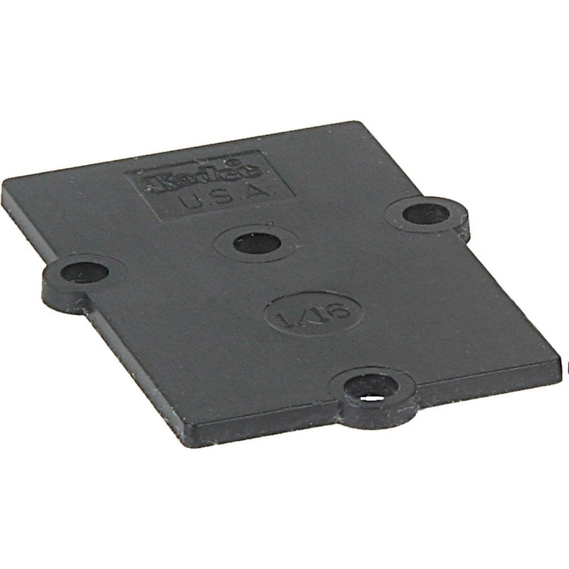 Kadee 841 G Scale Shims for #830 Gearbox 1/16" & 1/32" - Black