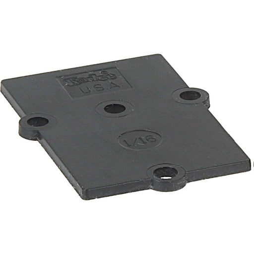 Kadee 841 G Scale Shims for #830 Gearbox 1/16" & 1/32" - Black