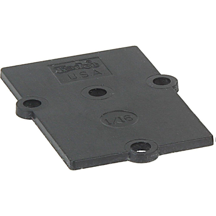 Kadee 841 G Scale Shims for #830 Gearbox 1/16" & 1/32" - Black