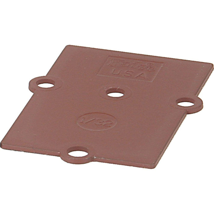 Kadee 941 G Scale Shims for #930 Gearbox 1/16" & 1/32" - Brown (8 Pack)