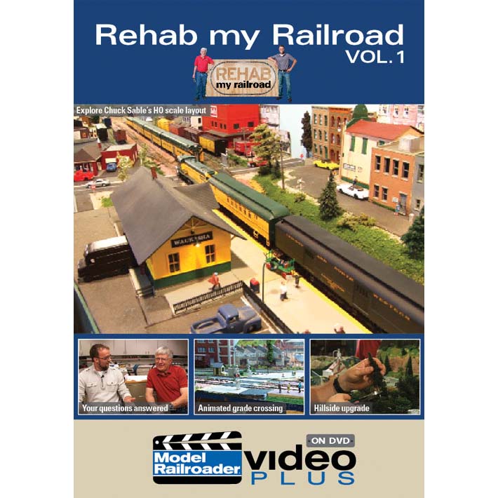 Kalmbach 15307 Model Railroader Video Plus Rehab My Railroad DVD