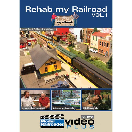 Kalmbach 15307 Model Railroader Video Plus Rehab My Railroad DVD