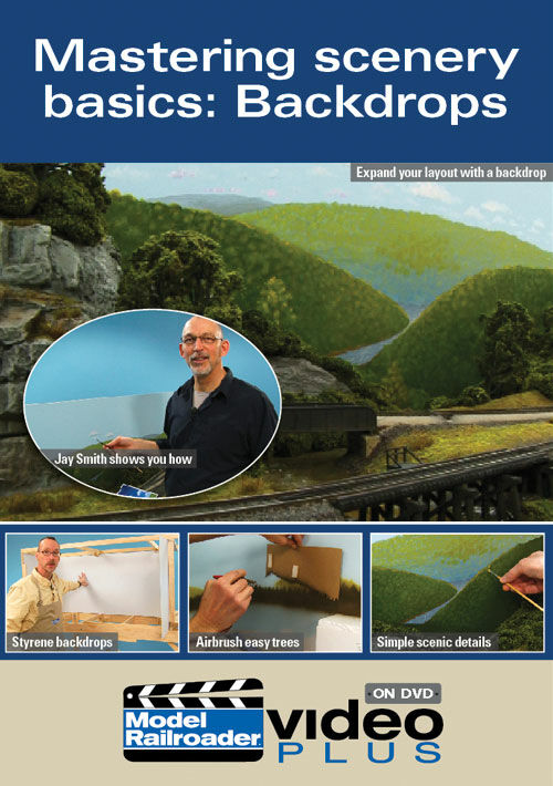 Kalmbach 15309 Model Railroader Video Scenery Basics: Backdrops DVD