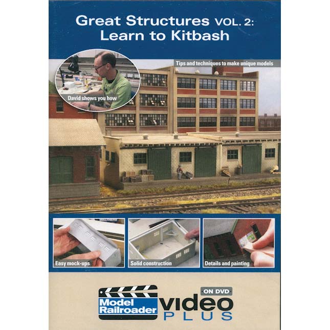 Kalmbach 15327 Model Railroader Video Great Structures Volume 2: Learn to Kitbash DVD