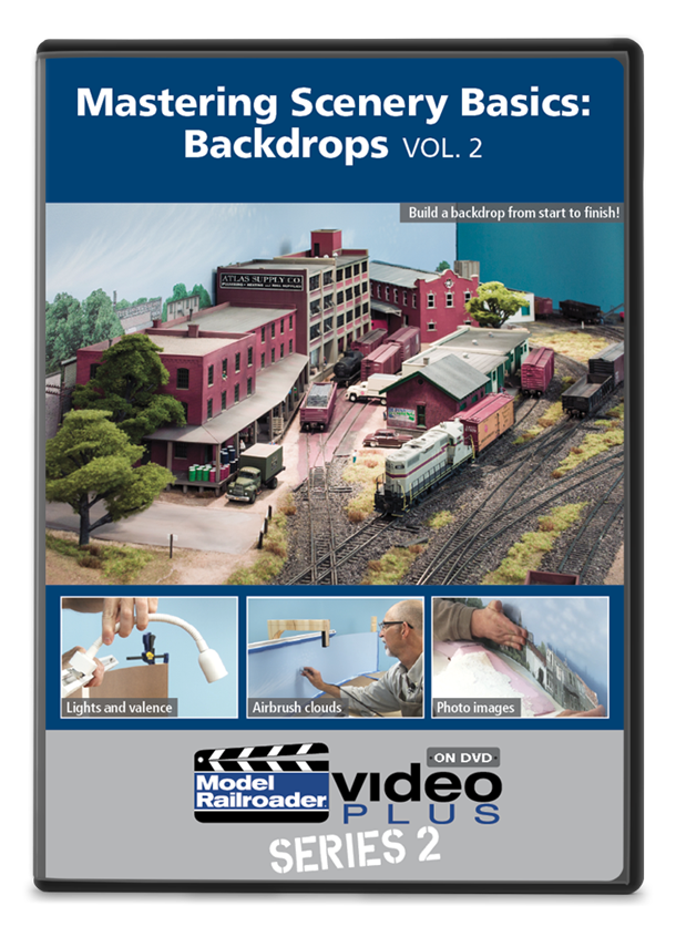Kalmbach 15335 Model Railroader Video Scenery Basics Volume 2 Backdrops DVD