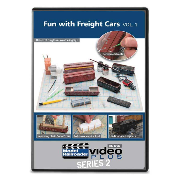 Kalmbach 15343 Model Railroader Video Plus - Fun with Freight Cars DVD