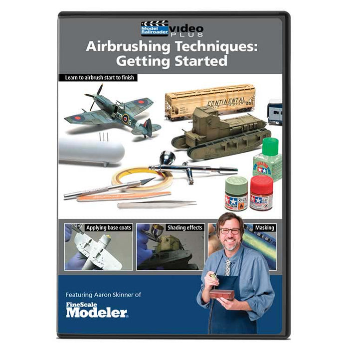 Kalmbach 15347 Model Railroader Video Airbrushing Techniques: Getting Started DVD