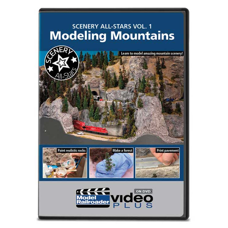 Kalmbach 15349 Model Railroader Video Plus Scenery All-Stars Volume 1: Modeling Mountains DVD