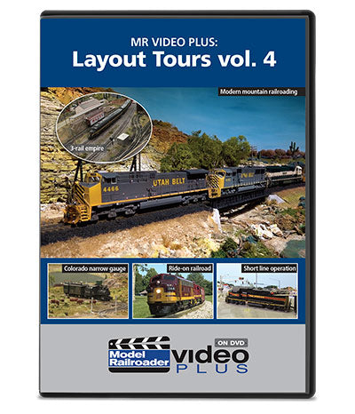 Kalmbach 15353 Model Railroader Video Plus Layout Tours Volume 4 DVD