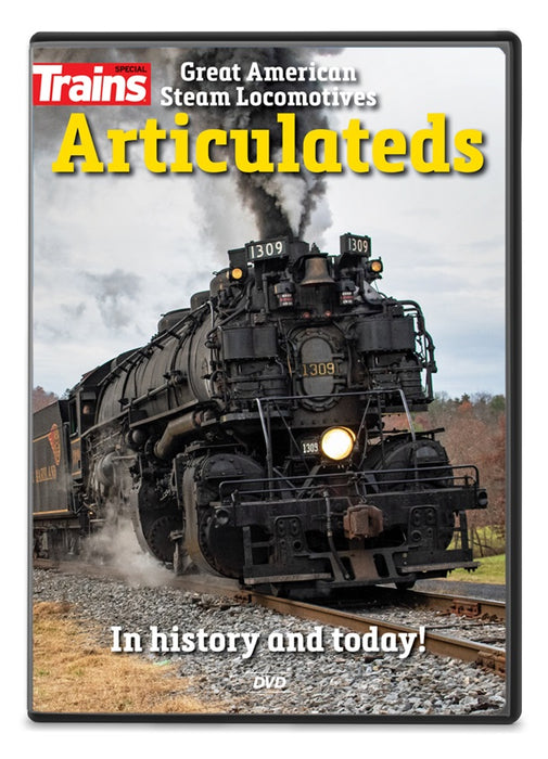Kalmbach 16126 Trains Magazine Great American Steam Locomotives: Articulateds DVD