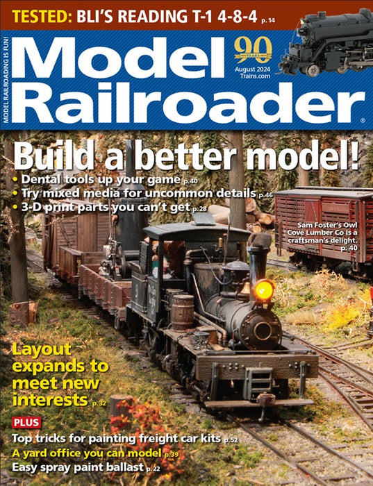 Kalmbach Model Railroader August 2024