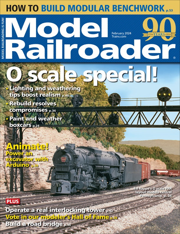 Kalmbach Model Railroader February 2024