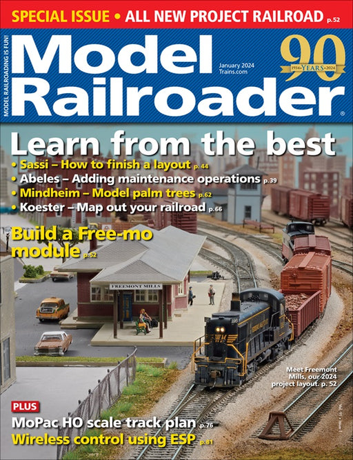 Kalmbach Model Railroader January 2024