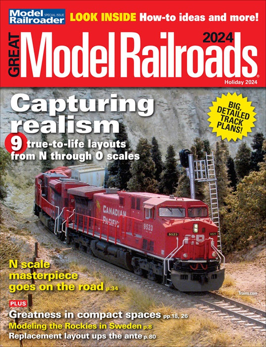 Kalmbach Model Railroader Magazine Great Model Railroads 2024