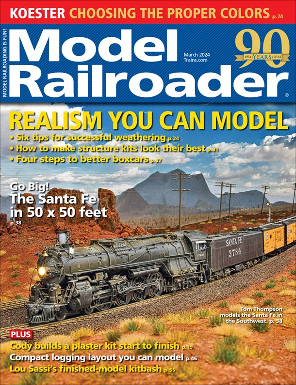 Kalmbach Model Railroader March 2024