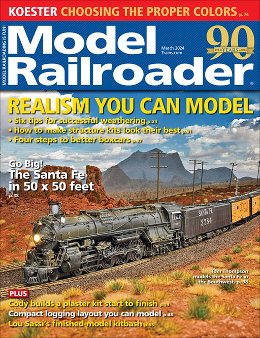 Kalmbach Model Railroader March 2024