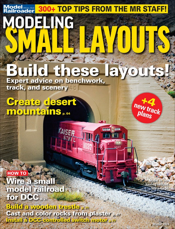 Kalmbach Model Railroader Modeling Small Layouts Winter 2024 Magazine