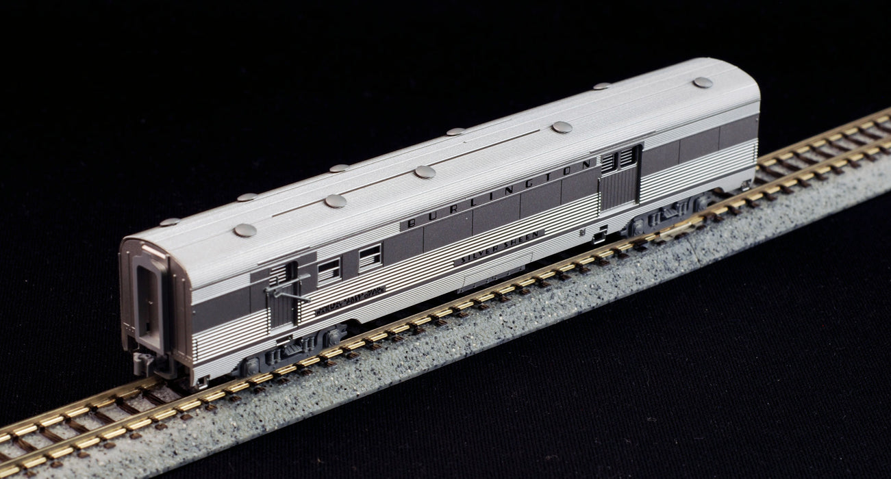Kato 106-004-1 N Scale Burlington CB&Q E5A & Silver Streak Zephyr Train Set
