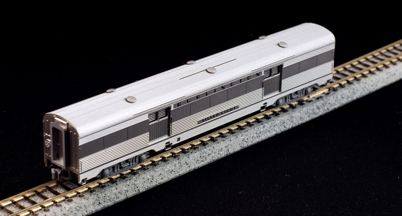 Kato 106-004-1 N Scale Burlington CB&Q E5A & Silver Streak Zephyr Train Set