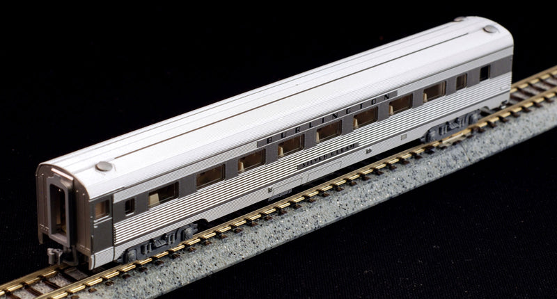 Kato 106-004-1 N Scale Burlington CB&Q E5A & Silver Streak Zephyr Train Set