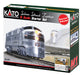 Kato 106-004-1 N Scale Burlington CB&Q E5A & Silver Streak Zephyr Train Set