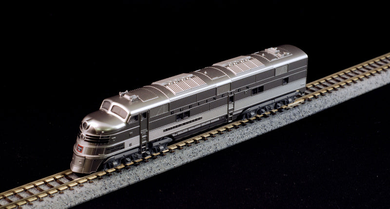 Kato 106-090 N Scale Burlington CB&Q E5A & Silver Streak Zephyr 6 Car Set